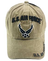 Air Force Hat Wash Wing