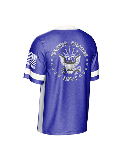 U.S. Navy Football Jersey Blue