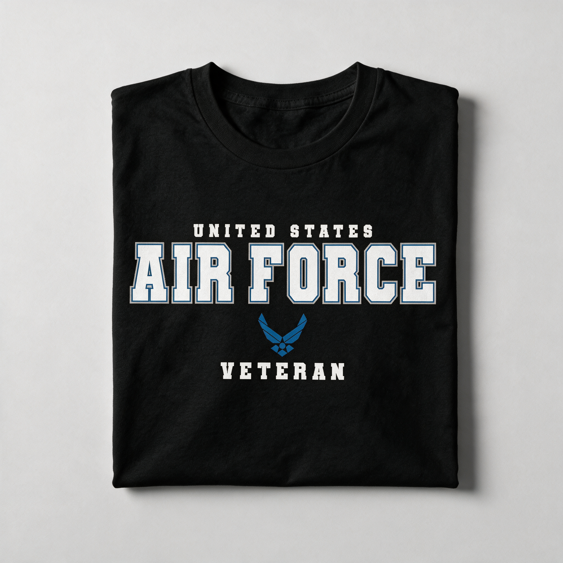 Air Force Veteran shirt, black