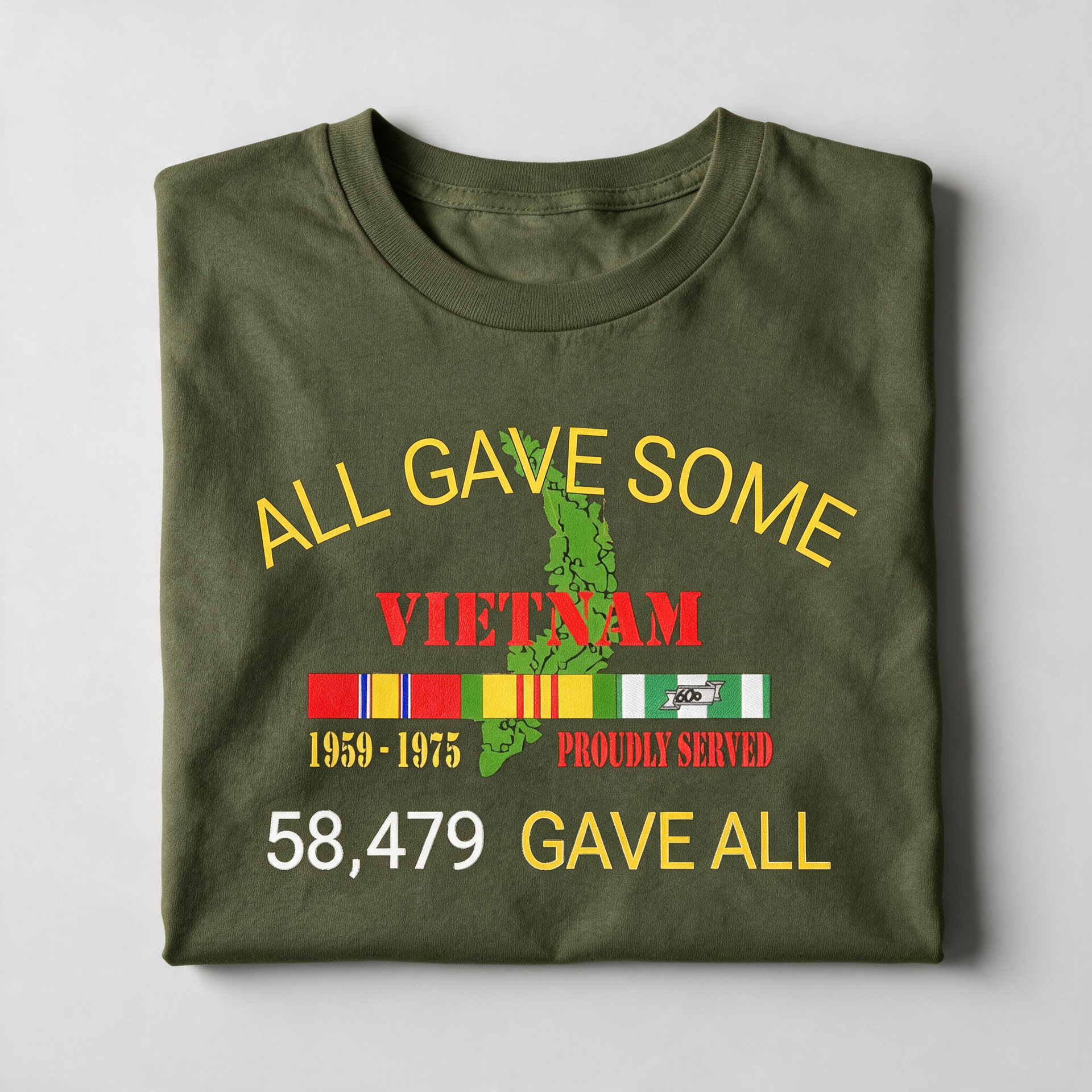 Vietnam Veteran shirt, green