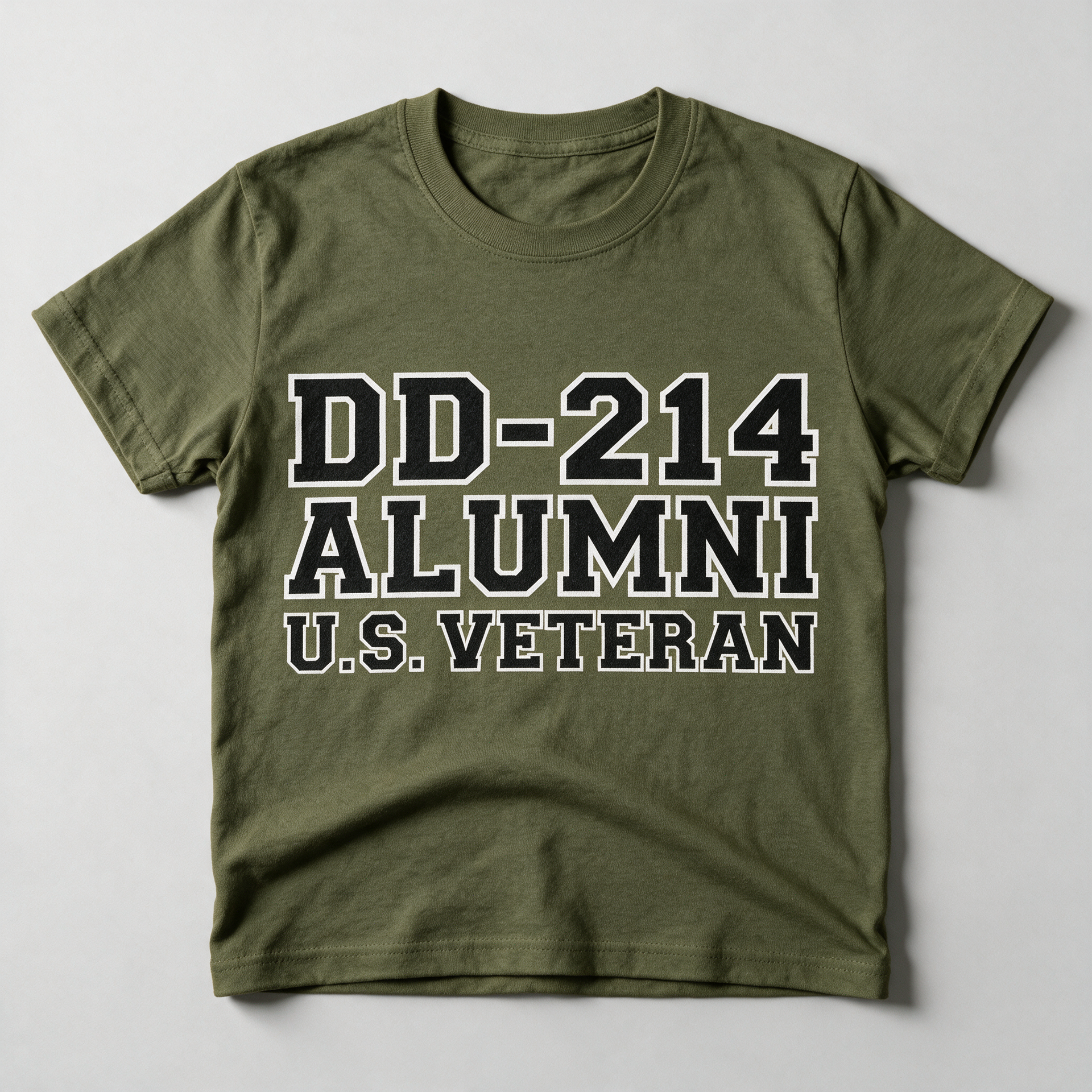 DD-214 Alumni shirt, green